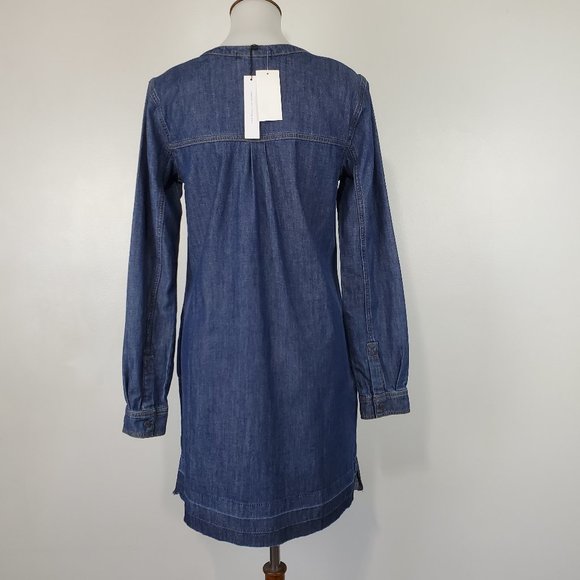 Sanctuary "Modern Desert" Faith Wash Denim Jean Shift Dress With Pockets NWT S - Picture 9 of 15